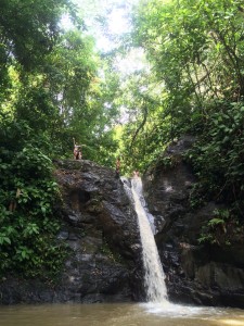 Waterfall slide